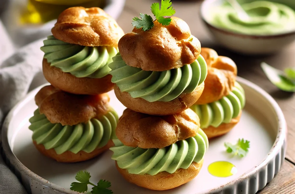 Profiteroles avocat gambas Thermomix