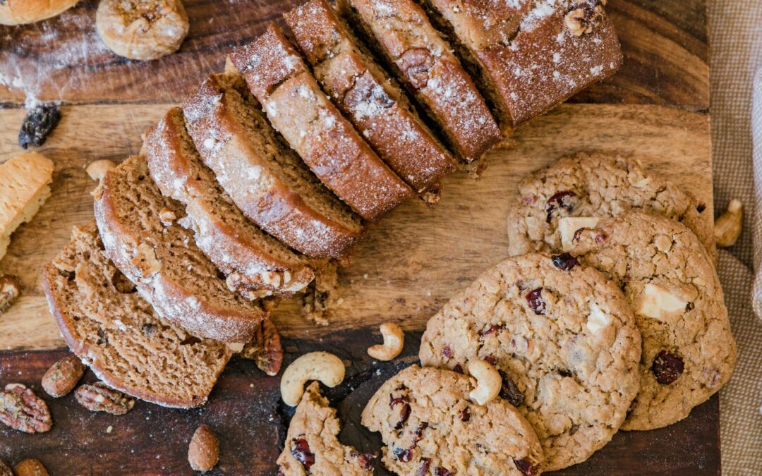 Cookies pain rassis et pépites de