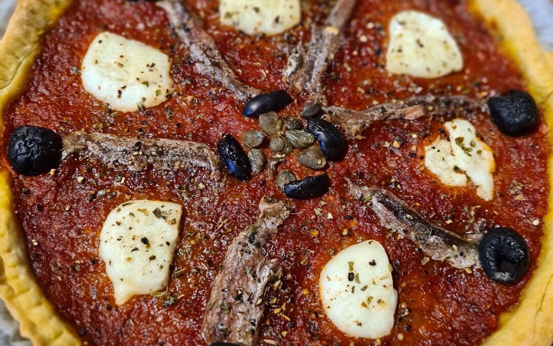 Tarte à la Tomate façon Pizza