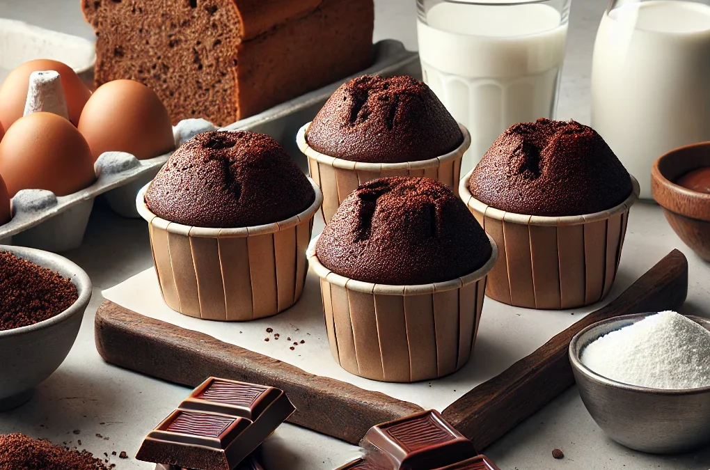 Puddings au chocolat et pain rassis