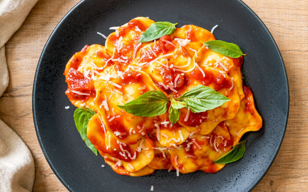 Raviolis au bœuf sauce tomate thermomix
