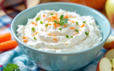 Dip aux Pommes, Carottes et Cottage au Thermomix