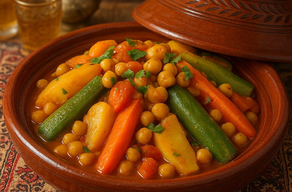 Tajine de Légumes et de Pois Chiches au Thermomix : Le Plat Végétarien Complet et Parfumé
